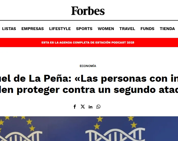 Dr. Manuel de la Peña en Forbes