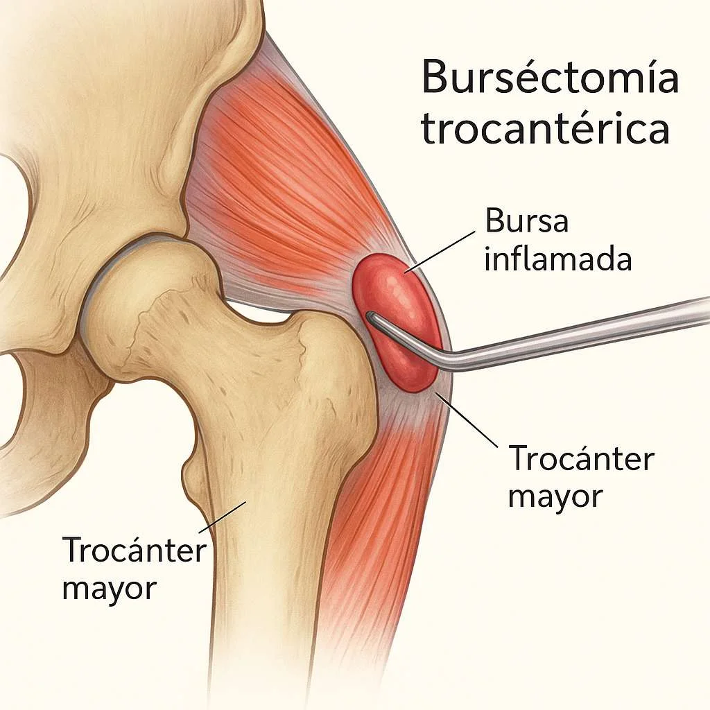 bursectomía troncantérica