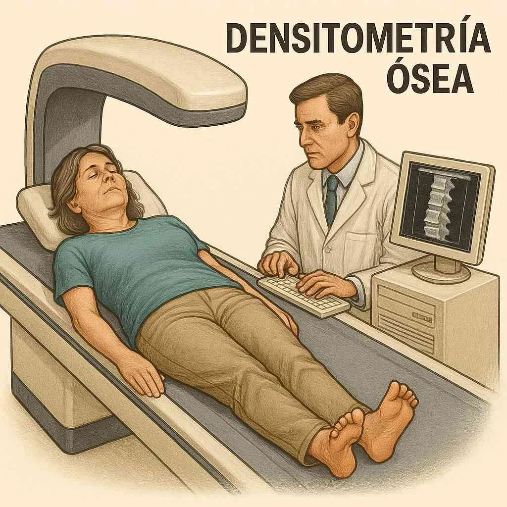 Imagen densitometría ósea