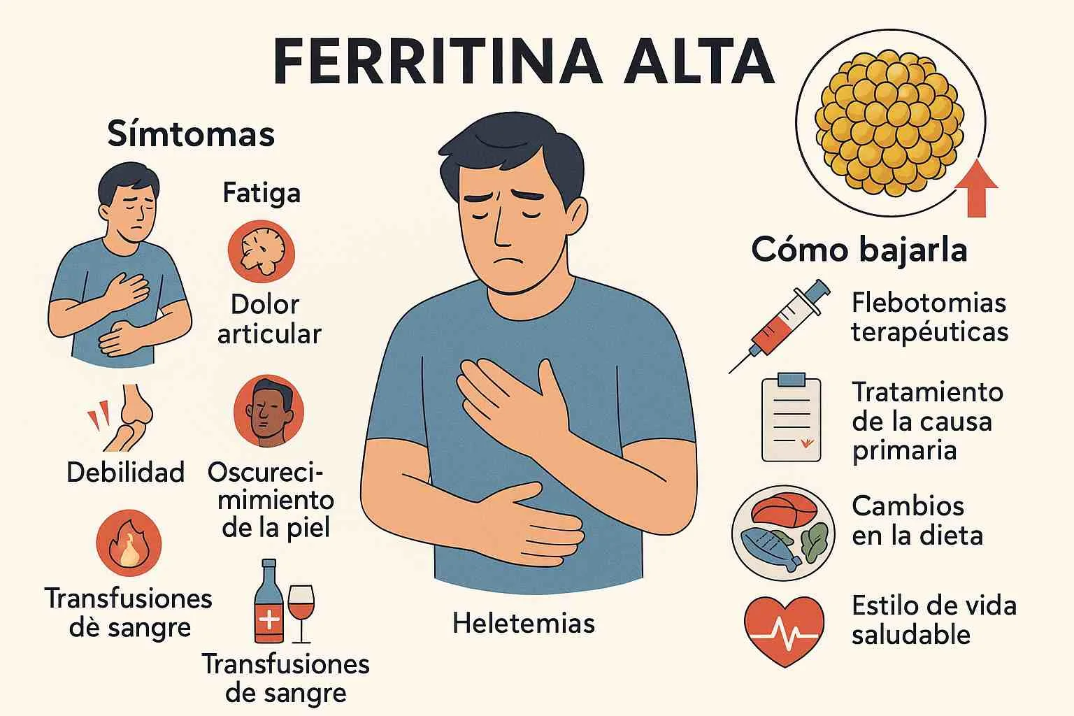 Ferritina Alta Causas