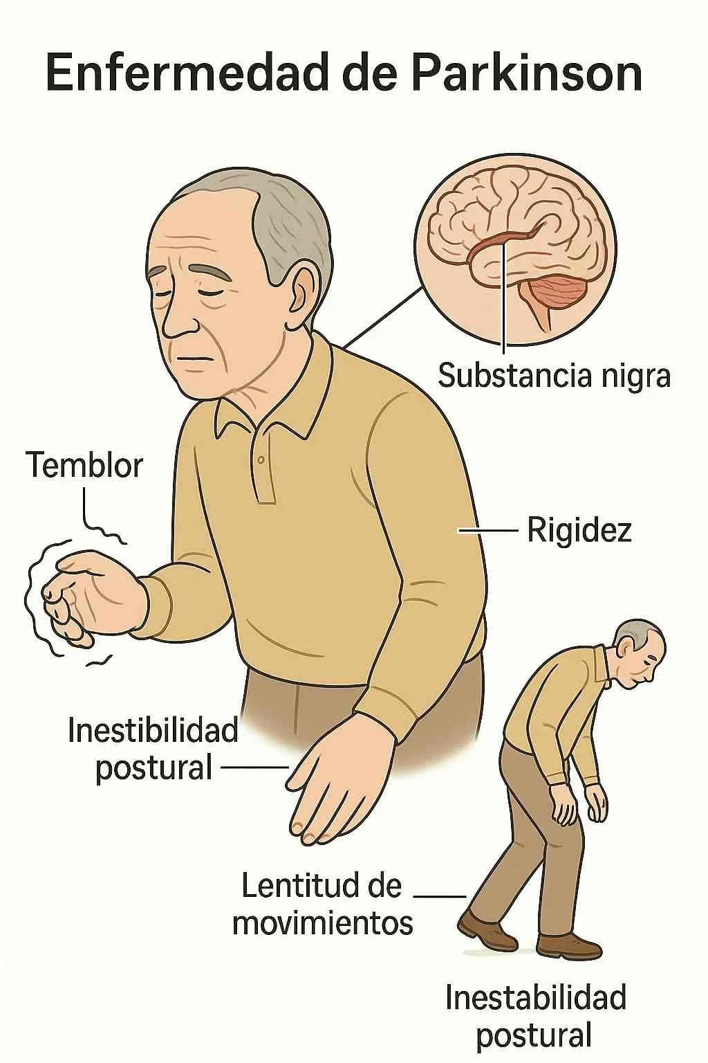 ¿Qué es el párkinson y cómo evoluciona?