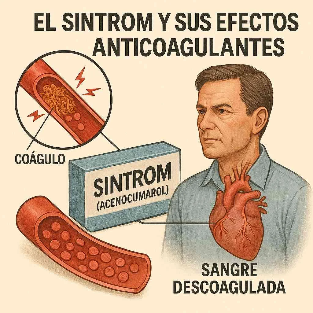 Sintrom sangre coagulada