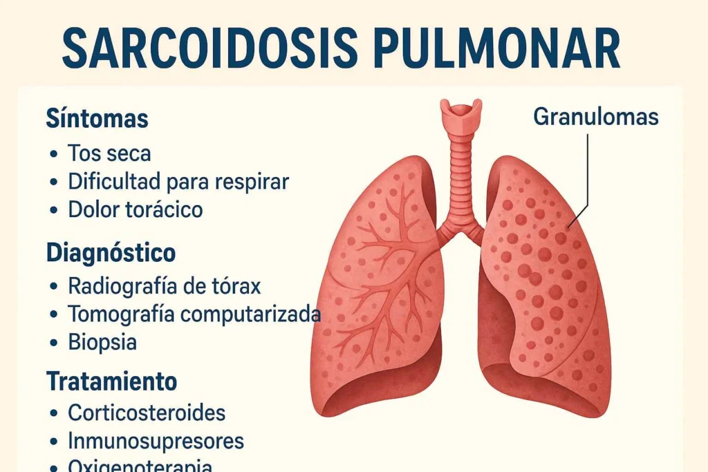 Que es la sarcoidosis pulmonar